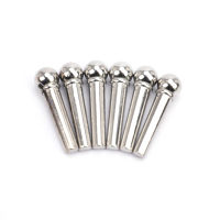 [NYNX] 6pcs Guitar Bridge Pins อุปกรณ์กีตาร์สำหรับกีต้าร์อะคูสติกคุณภาพ