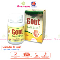 Viên Gout Tâm Bình - Lọ 60 viên - Hỗ trợ giảm Gut từ thảo dược thumbnail
