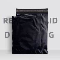 Black D2W Degradable Portable Mailing Bags Thicken Matte Express Courier Pouch Biodegradable Self Seal Envelope Customize Logo