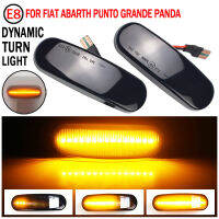 2Pcs Dynamic LED Side Marker Light Turn Signal Lamp For Fiat Panda 169 Van Punto Evo 199 Doblo Fiorino 225 Qubo 225 Stilo 192