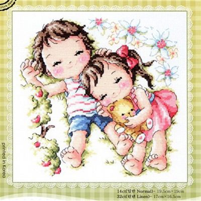【CC】 SO3156 Decoration Diy Kits Painting Picture Knitting Needles Paintings Cross-stitch