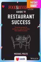 (ใหม่) พร้อมส่ง The Food and Beverage Magazine Guide to Restaurant Success : The Proven Process for Starting Any Restaurant Business from Scratch to Success [Hardcover]