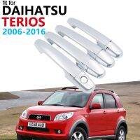 อุปกรณ์เสริมรถยนต์มือจับประตูสำหรับ Daihatsu Terios Bego Eco J200ป่า F400 2006 ~ 2016มือจับโครเมี่ยมปลอกเล็มสติกเกอร์2015