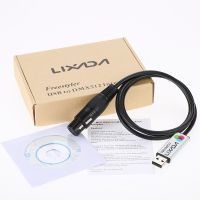 【Worth-Buy】 Lixada อะแดปเตอร์ Usb เป็น Dmx อินเตอร์เฟซ Led คอมพิวเตอร์ Pc หรี่อุปกรณ์ควบคุมไฟเวที