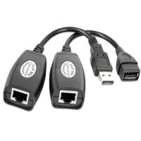 ☽✣ USB 2.0 Male To Female Cat6 Cat5 Cat5e 6 Rj45 LAN Ethernet Network Extender Extension Repeater Adapter Converter Cable