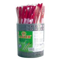 ส่งด่วน! แลนเซอร์ ปากกาปลอก #Spiral 825 0.5 มม. หมึกสีแดง x 50 ด้าม LANCER Ball Pen #Spiral 825 0.5 mm Red Ink x 50 Pcs สินค้าราคาถูก พร้อมเก็บเงินปลายทาง