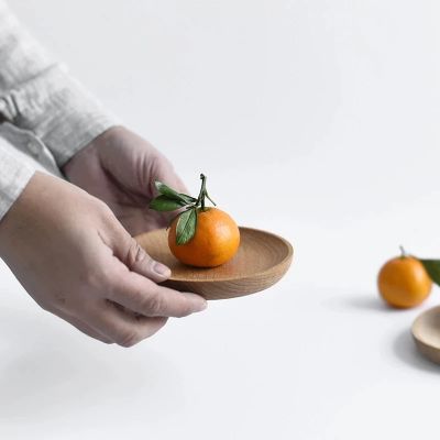 Wood Jewelry Trays Decorative Wooden Salad Snack Plate Dessert Platter Appetizer Serving Tray Fruit Platter Dish Plates