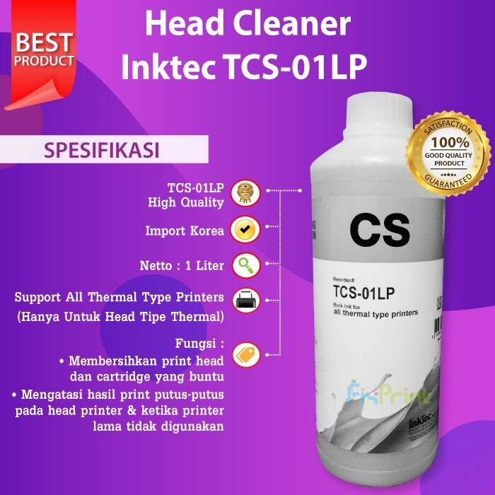 Head Cleaner Inktec TCS01LP Cairan Pembersih Cartridge Printer Tinta