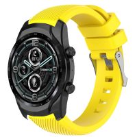 ✐◊▼ Opaska na nadgarstek do paska Ticwatch Pro 2020 do Ticwatch Pro 3 GPS/GTX/E2/S2 silikonowa bransoletka wymień pasek akcesoria do inteligentnego zegarka