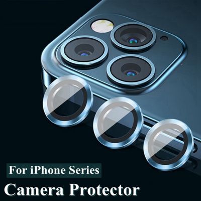 Camera Lens Protector For iPhone 12 mini pro max Metal Ring Full Cover Glass For iPhone 13 11 pro max Protective Cap 13min 12pro