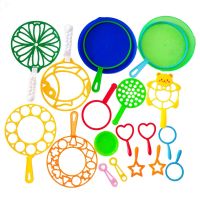 20Pcs Jumbo Colorful Bubble Wand Kit Creative Bubble Making Wand Outdoor Activity &amp; Party &amp; Games for Kids