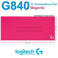 Logitech G840 XL Gaming Mouse Pad (Magenta) แผ่นรองเมาส์เกมมิ่ง สีชมพู ของแท้โดยศูนย์ไทย