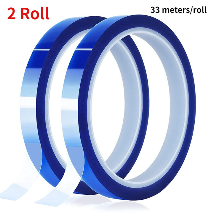 2-rolls-10mmx33m-108ft-blue-heat-tape-heat-transfer-tape-for-heat-sublimation-press-no-residue-and-heat-transfer-vinyl