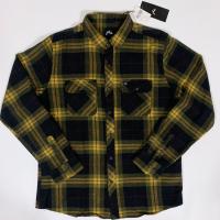 เสื้อเชิ๊ต แขนยาว Rusty Yellow Black Flannel Shirts ของแท้พร้อมส่ง