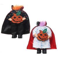 Headless Tricky Doll Halloween Pumpkin Headless Doll Creative Sequined Handmade Pumpkin Cute Ghost Doll With Pumpkin &amp; Cloak Horrific Doll Ornament For Halloween Party popular