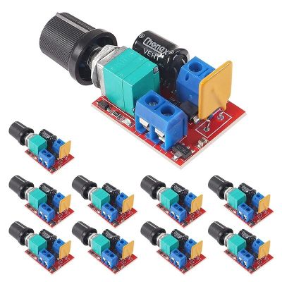 10ชิ้นมอเตอร์ขนาดเล็ก DC 3V 6V 12V 24V 35V PWM โมดูลสวิตซ์&nbsp; เครื่องควบคุมความเร็วหรี่ไฟ LED ขนาดเล็กพิเศษมอเตอร์ไฟฟ้า