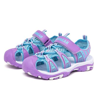 High Quality Kids Boys and Girls Sandals for Children Summer Beach Shoes Baby Sandalias 1-8y,PINK,BLUE,Size 21-34#