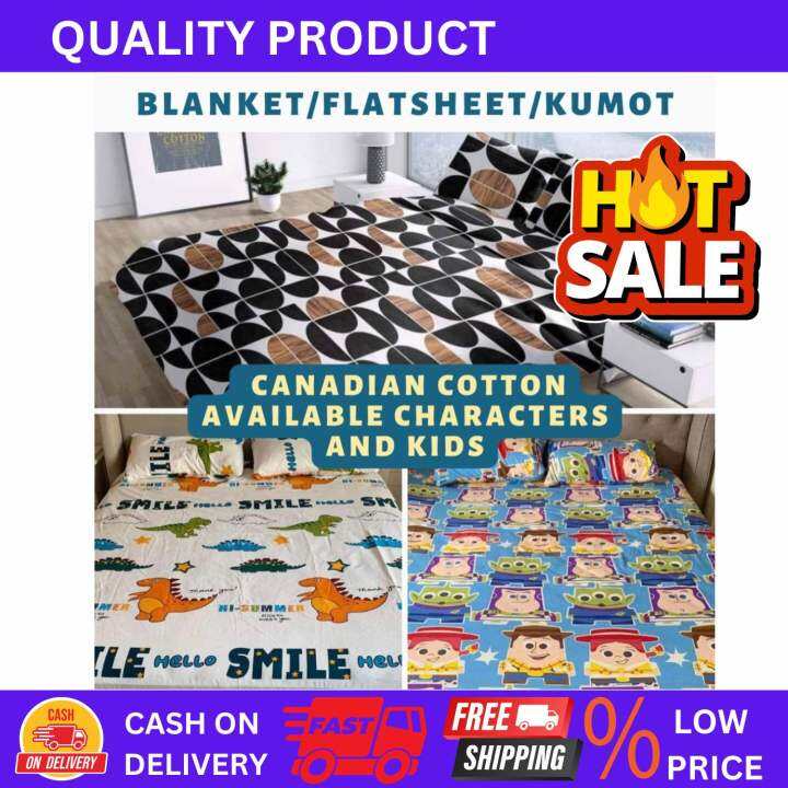 LC Merchandise Canadian Blanket / Flatsheet / Kumot Standard Size 60x90