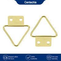 20pcs Big Triangle Double Hole Hanging Picture Hook Strong Adhesion Metal Hook Double Hole Hook Frame Hardware Accessories