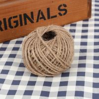 Multicolor 30M 1 ม้วน Jute String Hemp เชือกสำหรับสร้อยข้อมือสร้อยคอ DIY Decor New