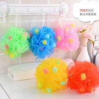 （HOT） Manufacturers wholesale Korean version of the bath sponge flower large two-color childrens scrub ball