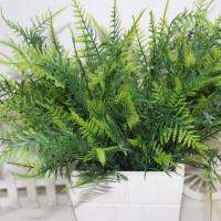 【YF】▤  Stems Artificial Asparagus Shrub Office Plastic Table