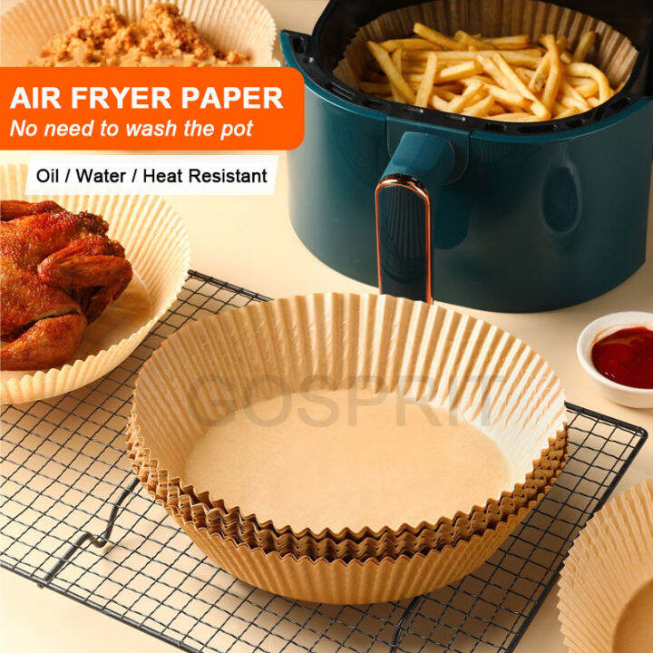 100 PCS Air Fryer Paper Air Fryer Liner Air Fryer Sheet Oil-proof ...