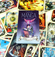 Mystical Manga Tarot Cards Family Women Tarot Deck English Version Board Game Kids Party Playing Cards With PDF Guidebook Toys-Cgefeng