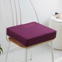 ◘✤● Fashion sale Linen cushion 35D high density foam cushion solid wood sofa cushion Floor cushion Pillow thickened chair cushion