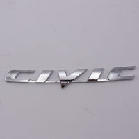 โลโก้ ติดท้าย ฮอนด้า "CIVIC" แต่งรถ อักษร สีโครเมี่ยม