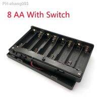 12V 8AA Battery Box AA Battery Holder AA Case 1.5Vx8 Battery Case With ON/OFF Switch With Wire For 8 X 1.5V AA Battery