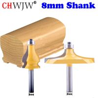 2PC 8mm Shank Thumbnail Beaded 2 Bit Handrail Router Bit Set มีดเส้นเครื่องตัดไม้เครื่องตัด Tenon Cutter สําหรับเครื่องมืองานไม้