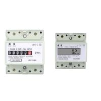 Electric Single Phase Two Wire AC 220V 100A Energy Meter KWh Counter Consumption Analog Electricity Wattmeter
