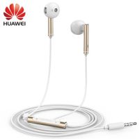 หูฟัง Am116 Huawei พร้อมไมโครโฟนหูฟังโลหะลำโพงปรับระดับเสียงสำหรับ Huawei P7 P8 P9 P10 Lite Plus Honor 5x 6x Mate