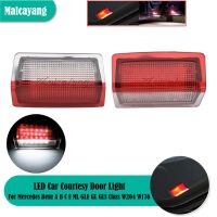 2Pcs For Mercedes Benz A B C E ML GLE GL GLS Class W204 W176 W212 W213 W246 W166 X166 X205 LED Car Courtesy Door Light