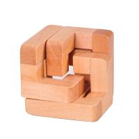 Wooden Brainteasers Puzzles Luban Lock Educational IQ Challenge Games For Children Adults Juegos De Madera Ingenio