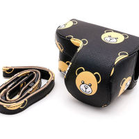 Suitable for Canon Fuji xt200xt30A6400EOSM50M200 Camera Bag Case Cute Bear