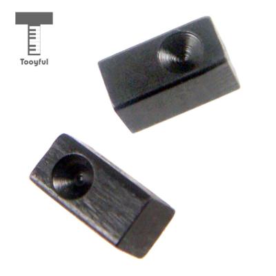 ‘【；】 Tooyful 6 Pcs Guitar Tremolo Bridge Saddle Clamp Pressure Lock String Insert Metal Block For Electric Guitar Parts Accessories