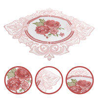 BESTOMZ Retro Lace Coaster Table Table Mat Tableware Lace Mat ตกแต่งลูกไม้ลูกไม้