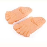 2023 New Fashion version Funny creative slippers mens and womens toe shoes big feet shoes peoples shoes spoof bare feet bare feet bare five fingers soles feet shoes