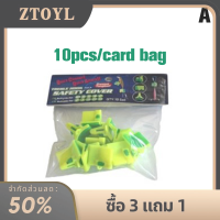 ZTOYL อุปกรณ์เสริมที่มีน้ำหนักเบา10 30ชิ้นพร้อมเครื่องมือแขนช่องที่ป้องกันทนทานฝาครอบตะขอตกปลาสามชั้นเพื่อความปลอดภัย