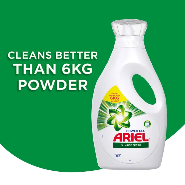 practical Ariel Liquid Detergent Sunrise Fresh Bottle (3kg Lazada PH