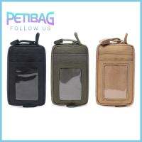 PETIBAG มัลติฟังก์ชั่ แบบพกพาได้ กิจกรรมกลางแจ้งกลางแจ้ง กุญแจที่สำคัญ กระเป๋าใส่เหรียญ ช่องเสียบหลายช่อง ชุดเดินทางท่องเที่ยว กระเป๋าใส่บัตร