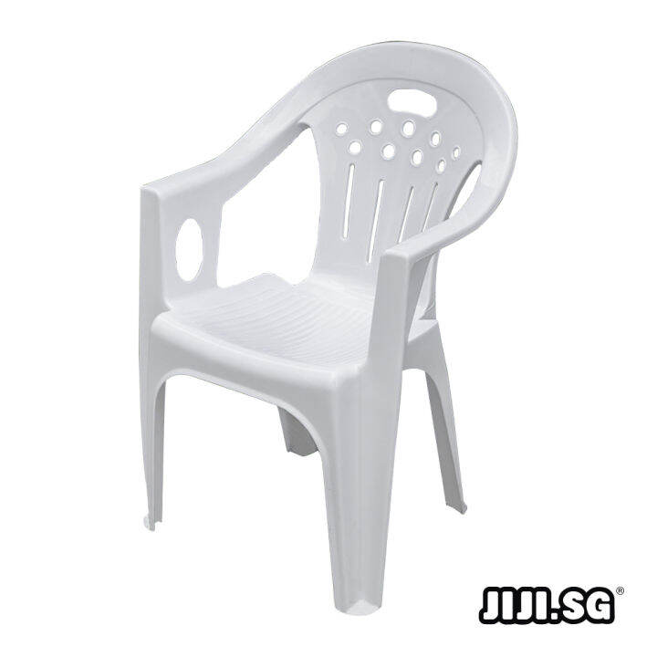 (JIJI.SG) MATTIS Stackable Arm Chair / Plastic / Kopitiam / Furniture
