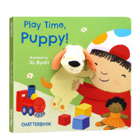 Play time, buy! Play, puppies, childrens Enlightenment cognitive habits, cardboard books, parent-child interaction, finger puppets, childrens toy books, learning and playing 0-1-3 years old