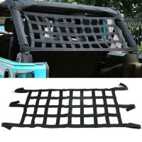 Soft Nylon Car Multifunction Roof Hammock Net Cargo Storage Grid For Jeep Wrangler TJ JK JL 1997-2019 Network Drop-Shipping