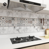 Oil-proof Kitchen Decor Self-Adhesive Wallpaper Room Decor Wall Stickers Fireproof Roll Stickers Muraux Vinilo Decorativo Pared