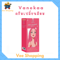 Vanekaa Hair Colorant สี Pink ครีมเปลี่ยนสีผม วานิก้า แฮร์ คัลเลอร์แรนท์ ปริมาณ 100 ml. / 1กล่อง