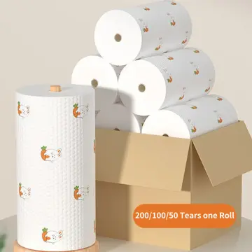 Disposable Nonwoven Fabric Paper Towels Roll Household Dishcloth Towels  Disposable Kitchen Washcloth Roll - China Nonwoven Disposable Kitchen Towels  and Washable Dishcloths price