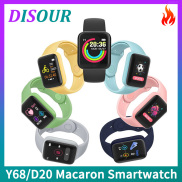 DISOUR Original Y68 D20 Pro Smart Watch Bluetooth Fitness Tracker Sports